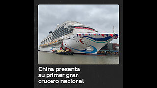 Así luce el primer crucero construido en China