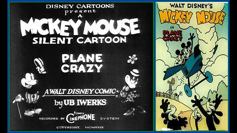 Plane Crazy (Walt Disney Silent Cartoon HD) 1928