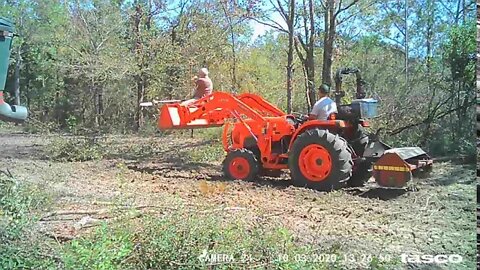 My NEW Tree Limb Cutter. The Kubota in action!