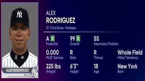 How To Create Alex Rodriguez MLB 22