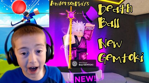 AndersonPlays Roblox [🦊UPD] Death Ball - New Gemtoki Character