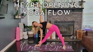 Heart Opening Yoga Flow | Playful and Expansive | Yoga for Opening