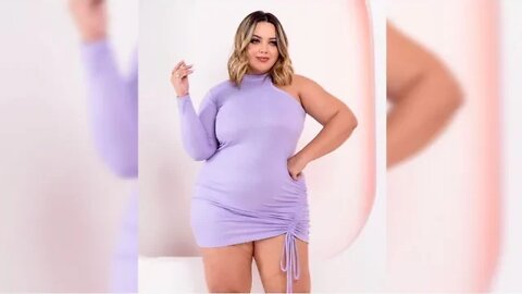 🛑 VESTIDO TUBINHO CANELADO PLUS SIZE AMARRAÇÃO LATERAL REGULÁVEL