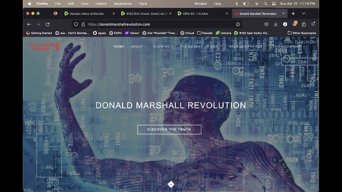 Upload #2 of update on Donald Marshall info on cloning, vril, eye of horus, tiktok & instagram etc
