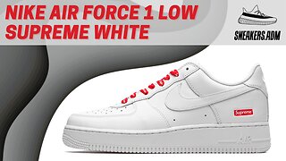 Nike Air Force 1 Low Supreme White - CU9225-100 - @SneakersADM