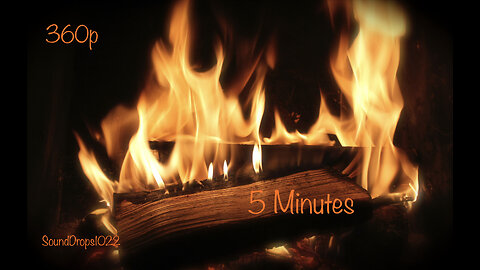 5 Minutes of Fire Place Ambience