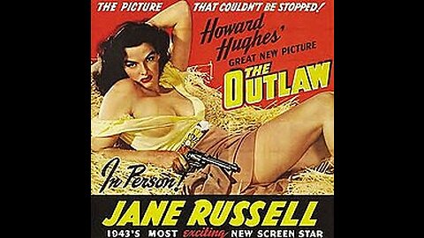 The Outlaw 1943 Jane Russell, Jack Buetel Colorized Movie