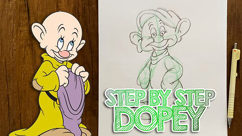 Dopey "Snow White and the Seven Dwarfs " Step By Step