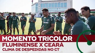 ÚLTIMO TREINO DO FRED E CLIMA DE DESPEDIDAS NO CT CARLOS CASTILHO