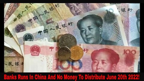 Huge Bank Runs With Little Success In China June 20th 2022! (Video)