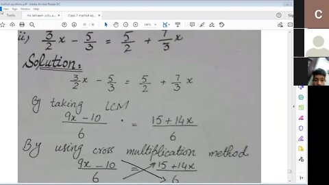 Class 7th Maths A Lecture 4 Zoom Online Class 30 Nov 2020