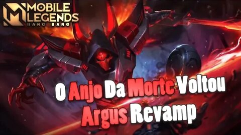 NOVO REVAMP DO ARGUS • FINALMENTE ELE VAI SER META? | Mobile Legends