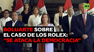 Boluarte tras los allanamientos por el caso de los Rolex: "Se ataca la democracia"