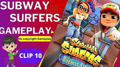 Subway Surfers Gameplay 🏃‍♂ No Copyright Gameplay 🏃‍♂ #subwaysurfers #gaming @Mixrootgaming clip 10