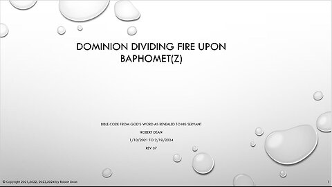 Dominion Bible Code Part 5 Deluge of Truth V37