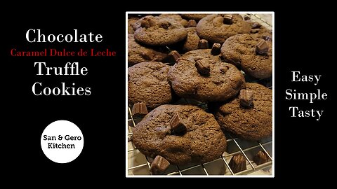 How to make chocolate truffle cookies