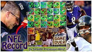 Baltimore Ravens Historic Preseason Streak Finally Snapped!