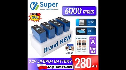 Lithium Battery Rechargeable Cell New