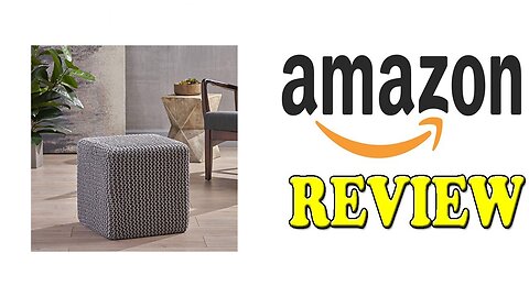 Scott Knitted Foot Stool Light Review