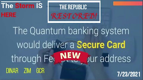 Restored Republic Global Currency RESET *UPDATE* Part 2 (7/23/2021)