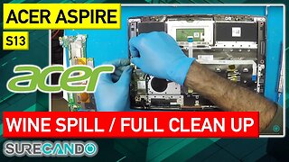 Spill & Thrill_ Acer Aspire S13 Wine Spill Cleanup and Checkup