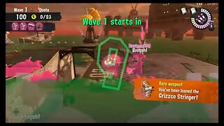 Splatoon 3 - Random Weapon Salmon Run (Grizzco Stringer on Gone Fission Hydroplant)