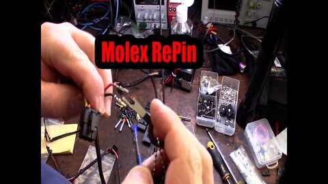 How to Repin Rewire a Molex ATX Power Supply Connector