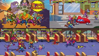 Toxic Crusaders 2023 Reboot Beat'em up Game [Sneak Preview]