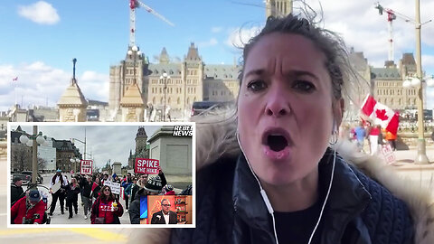 Protesters converge in downtown Ottawa in opposition to Trudeau's carbon tax