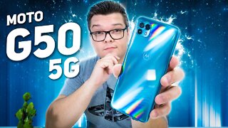 Moto G50 - O BARATINHO COM A NOVA TECNOLOGIA 5G e TELA 90Hz! Unboxing e Primeiras Impressões!