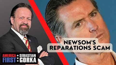 Newsom's reparations scam. Jennifer Horn with Sebastian Gorka on AMERICA First