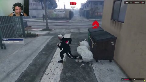 trabalhando de lixeiro na nova cidade #gta gtarp gta5 gta online