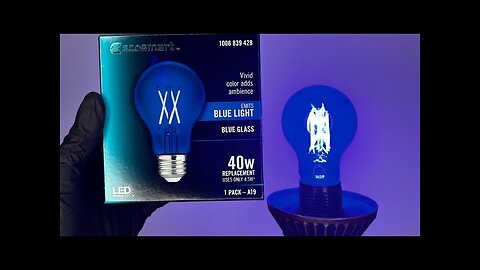 Finally! The Solution to Your Sleepless Nights_ ECOSMART's Blue Light 40W #led #lightbulb #blue