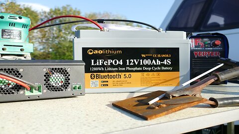 Test AOLITHIUM Battery LiFeP04 12 V 100Ah With Bluetooth! 7000+ cycles