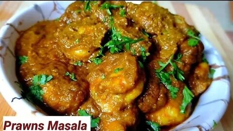 Prawns Masala l How to Make Simple and Testy Prawns Curry l @Mrs Gadelwar's Kitchen