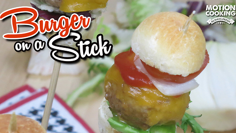 Burger on a stick