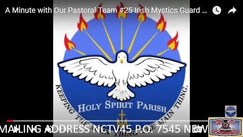 NCTV45 One Minute with Our Pastoral Team #25 FROM HOLY SPIRIT PARISH (ST JAME’S SITE) APRIL 25 2020