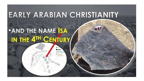 4thC Arabian Christianity and the name Isa on an Inscription