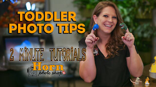 HORN PHOTO 2-Minute Tutorial TODDLER PHOTO TIPS