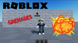 Make Grenades | Roblox Studio | 2022