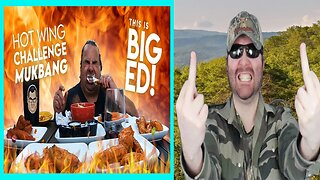 Big Ed's Blazin' Wing Mukbang Challenge - ASMR (This Is Big Ed) - Reaction! (BBT)