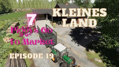 Kleines Land / Episode 19 / 7 Piggys Go To Market / Lets Play / PC / FS19
