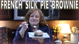 FRENCH SILK PIE BROWNIE RECIPE | BAKE WITH ME EASY DESSERT