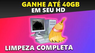 Limpeza PC - Este programa vai acelerar seu computador e liberar mais espaço