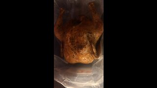 Whole chicken air fried