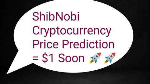 Shibnobi Price 20000% Coming 🔥 Shibnobi Price Prediction | Shinja Coin News Today