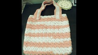 Left handed Cream Cycle Bag.
