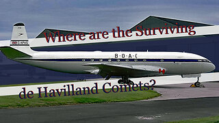 Where are the surviving de Havilland Comets and answers to other questions about the first Jetliner?