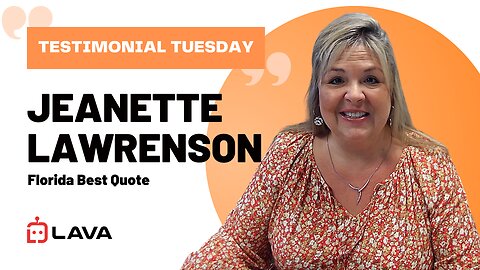 Jeanette Lawrenson for Testimonial Tuesday