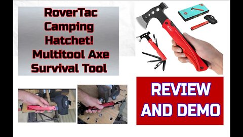 Camping Hatchet - Perfect Hiking or Camping Multi Tool - Lightweight and Functional